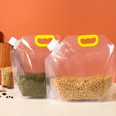 Kit de 4 Sachets de Stockage Polyvalents - Idéal pour Céréales, Grains et Plus !