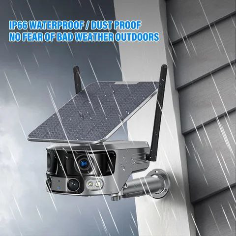 Camera de Surveillance Solaire Waterproof IP66 .