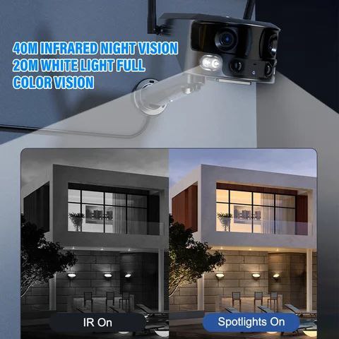 Camera de Surveillance Solaire Waterproof IP66 .